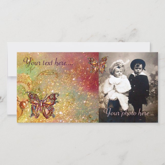 TASTENFLÄCHE IN GLITZERN, gelb, braun (Vorderseite)