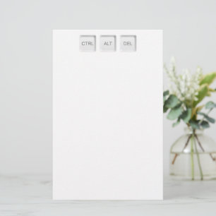 Tastenkombination CTRL ALT DEL für SlipperyJoe Briefpapier