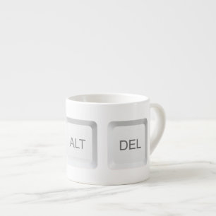 Tastenkombination CTRL ALT DEL für SlipperyJoe Espressotasse