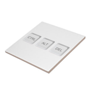 Tastenkombination CTRL ALT DEL für SlipperyJoe Fliese