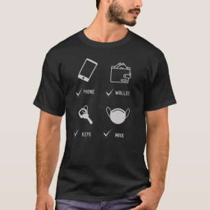 Tastenkombination für die digitale Brieftasche T-Shirt