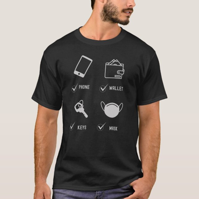 Tastenkombination für die digitale Brieftasche T-Shirt (Vorderseite)