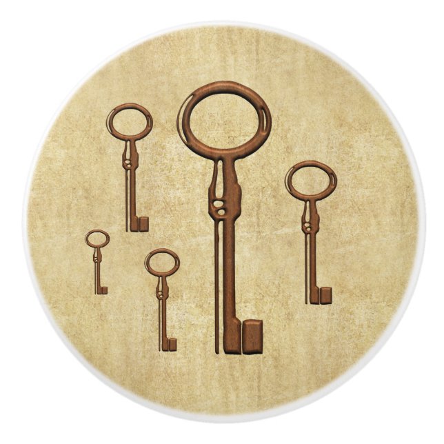 Tastenkombination für Kupferskelett Keramikknauf (Vorderseite)