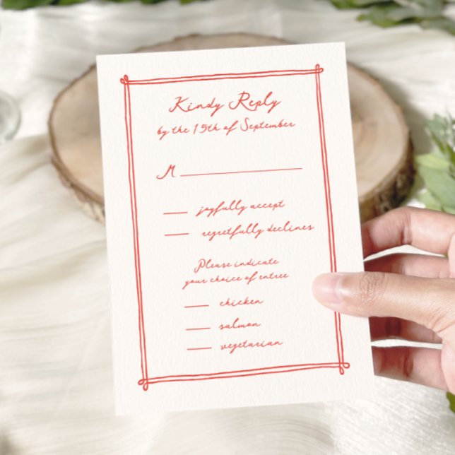 Tastenkürzel-Menü Option Wedding rsvp (Von Creator hochgeladen)