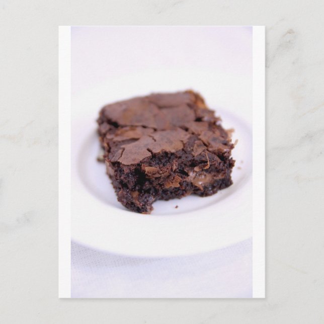 Tasty Brownie Postkarte (Vorderseite)