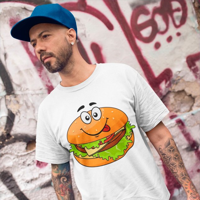 Tasty Hamburger T - Shirt (Von Creator hochgeladen)