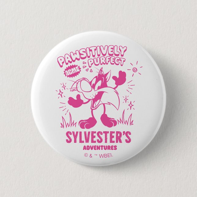 Tasty Retro SYLVESTER™ Button (Vorderseite)