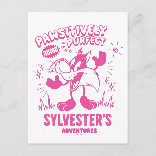 Tasty Retro SYLVESTER™ Postkarte (Vorderseite)