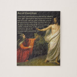 Tat des Contritions-Gebets-Puzzlespiels Puzzle