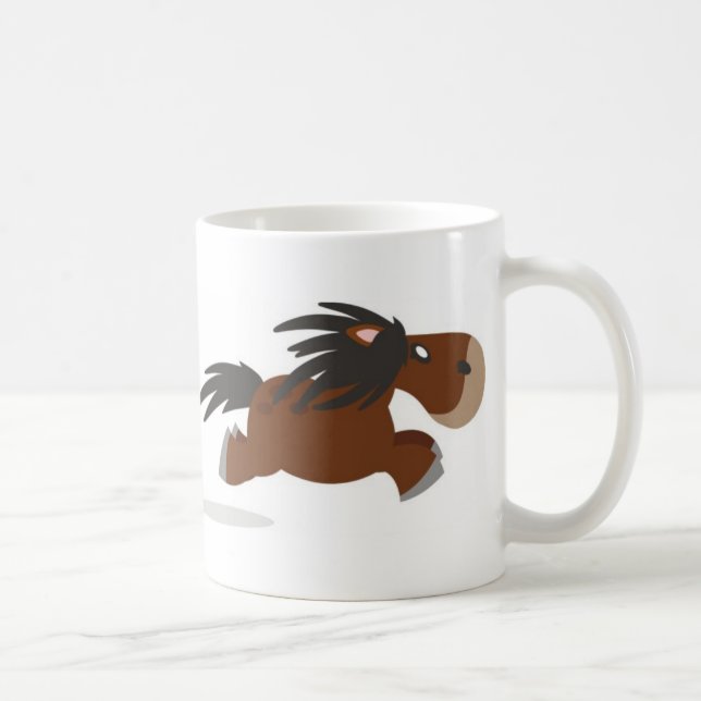"Tat jemand, Tee zu sagen?" Pony-Tasse Tasse (Rechts)