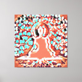 Tat Tvam Asi | Red Aura, Buddha Leinwanddruck