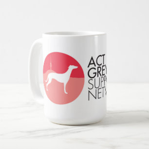TAT Windhund-Stütznetz-Logo-Tasse Tasse