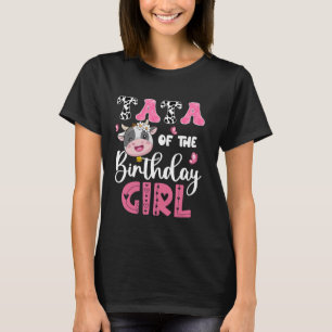 Tata der Farmkuh des Geburtstagsmädchens 1. Geburt T-Shirt