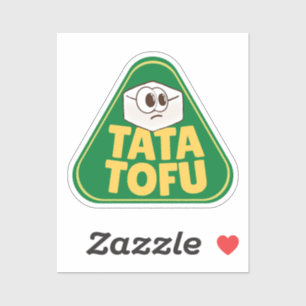 TATA TOFU NIEDLICHES ANIME TOFU PUN AUFKLEBER