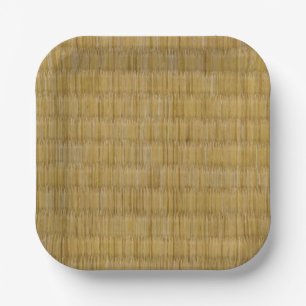 Tatami Mat 畳 Pappteller