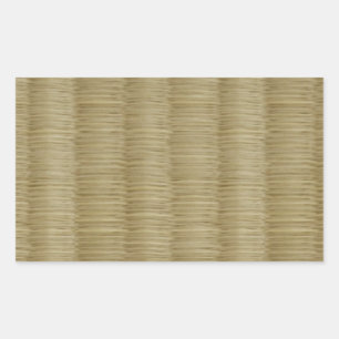 Tatami-Matte 畳 2 Rechteckiger Aufkleber