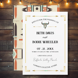 Tatanka Bison Yellowstone Western Ranch Einladung