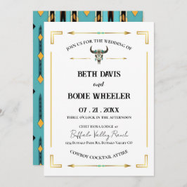 Tatanka Bison Yellowstone Western Ranch Einladung