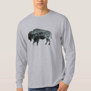 Tatanka Büffel-Bison-Natur-Landschaft T-Shirt