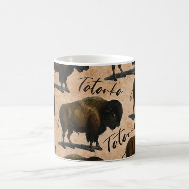 Tatanka Büffel-Bison-Western-Kaffee-Tasse Kaffeetasse (Mittel)