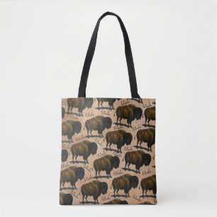 Tatanka Büffel-Bison-Western-Taschen-Tasche