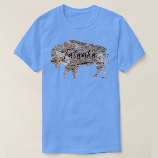 Tatanka Rock Hard Buffalo Bison T-Shirt (Design vorne)