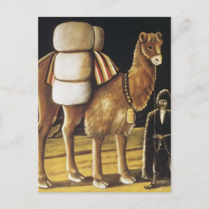 Tatar Camel Driver von Niko Pirosmani Postkarte