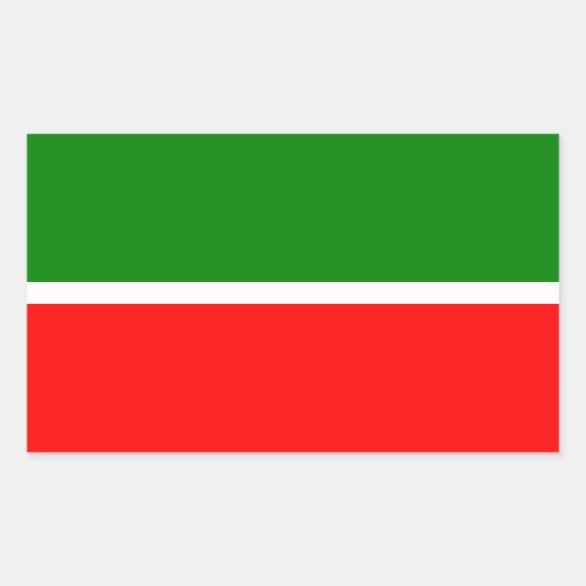 Tatarstan Rechteckiger Aufkleber (Vorderseite)