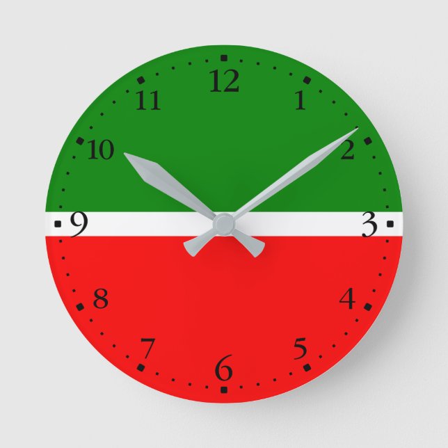 Tatarstan Runde Wanduhr (Vorderseite)