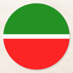 Tatarstan Runder Pappuntersetzer