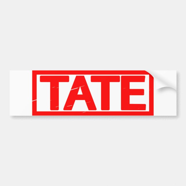 Tate-Briefmarke Autoaufkleber (Vorne)