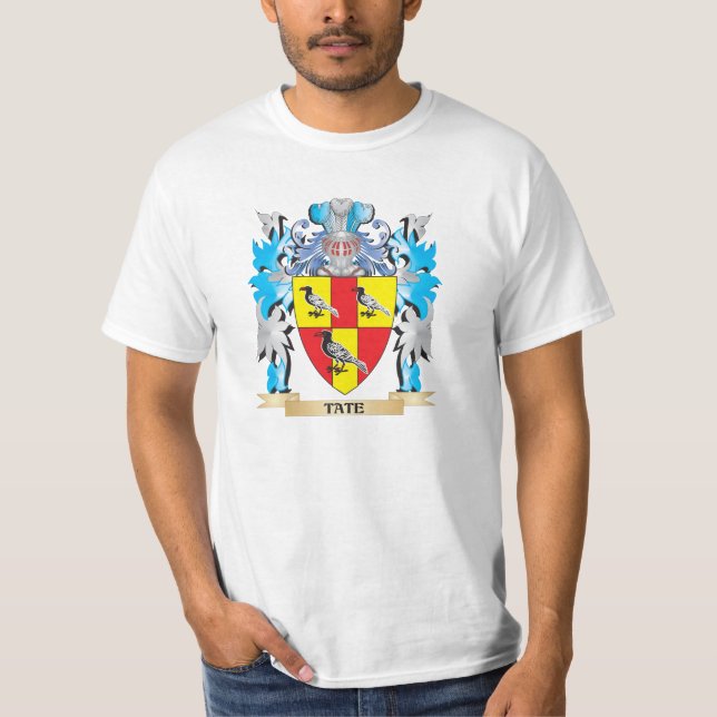 Tate Wappen - Familienwappen T-Shirt (Vorderseite)