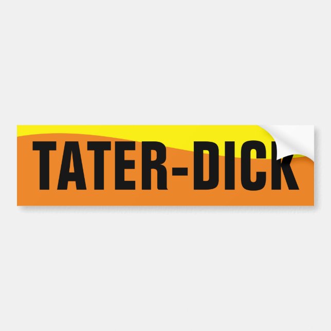 TATER DICK AUTOAUFKLEBER (Vorne)