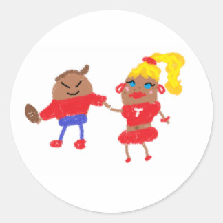 Tater Swift und Travis Kale Spudball Runder Aufkleber