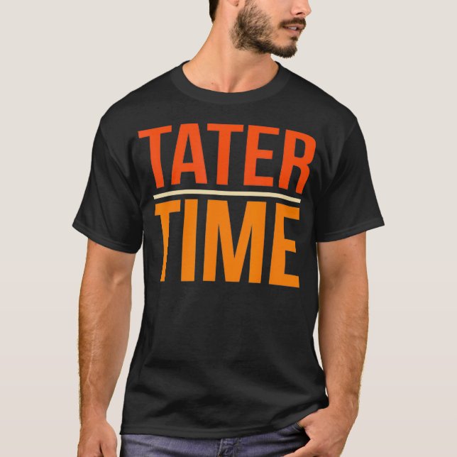 Tater Time Fun Türkei Erntedank Familie Männer Fra T-Shirt (Vorderseite)