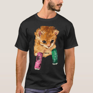 Tater tot cat Tater Toto The Cat Tater Tot Bonkers T-Shirt