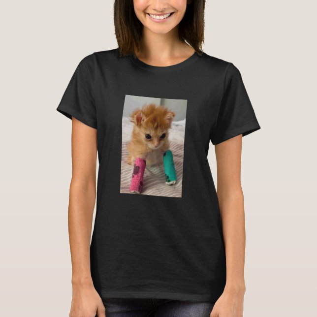 Tater Tot Katze T-Shirt (Vorderseite)