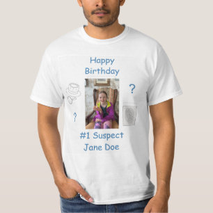 Täterermittlung Beweismaterial-Tafel Papa T-Shirt