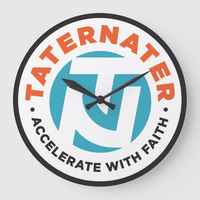 TATERNATER CLOCK GROßE WANDUHR (Vorderseite)