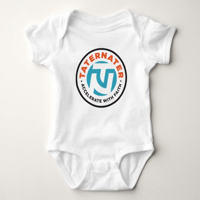 TaterNater Logo Baby Strampler (Vorderseite)