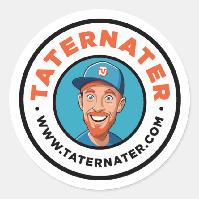 TATERNATER-STICKER 1 RUNDER AUFKLEBER (Vorderseite)