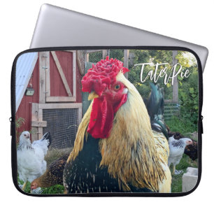 TaterPie der Hahn Laptop-Hülle Laptopschutzhülle