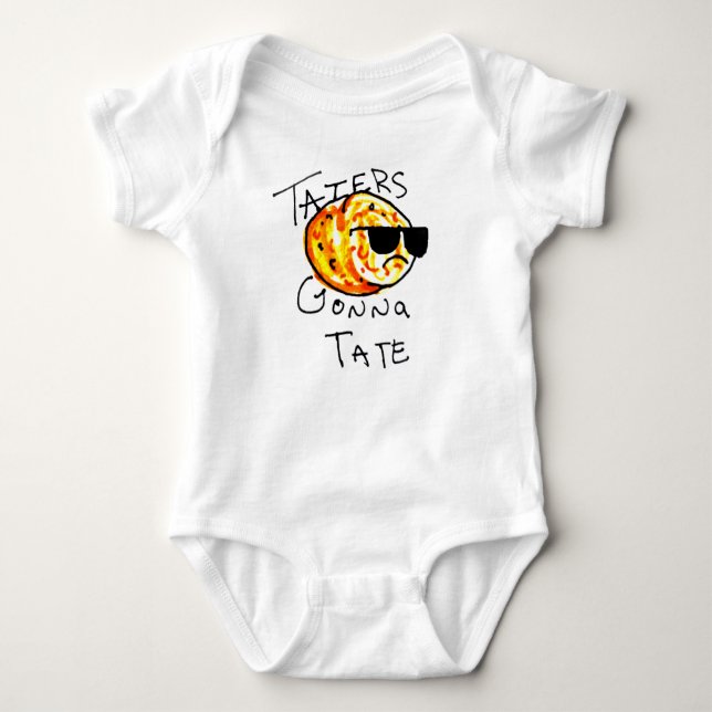 Taters Onsie Baby Strampler (Vorderseite)