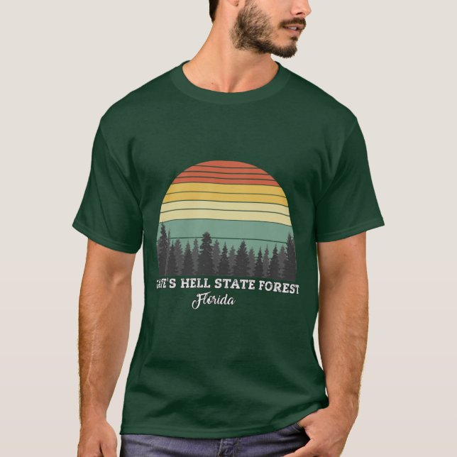Tates Hell State Forest Florida T-Shirt (Vorderseite)