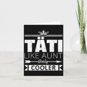 Tati cooler lustige finnische Tante Muttertag  Karte