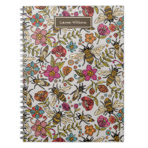 Tätige Bienen Notizbuch