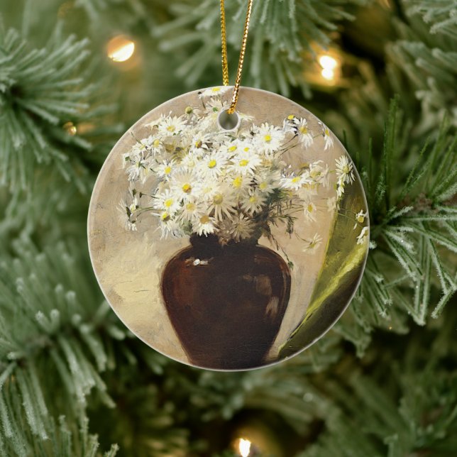 Tätige in einer Vase, Paul Fisher Keramik Ornament (Baum)