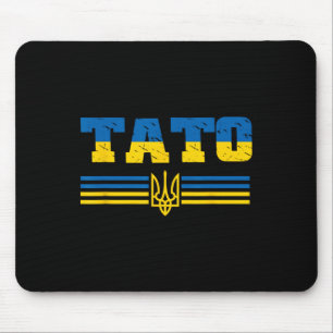 Tato Ukrainische Flagge Ukraine Papa Ukrainischer Mousepad