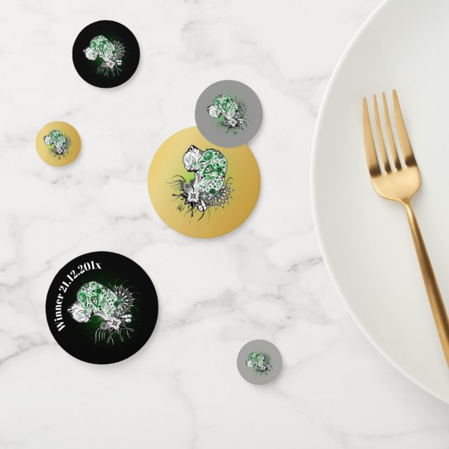 Tatoo Great Gold Black Dane Konfetti (Gruppe)