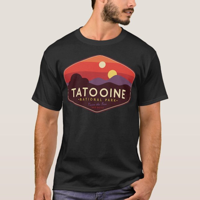 Tatooine National Park - Zweimal Spaß doppelt so s T-Shirt (Vorderseite)